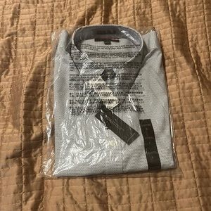 Banana Republic Blue With Design New With Tags Unopened Men’s Large Dress Shirt